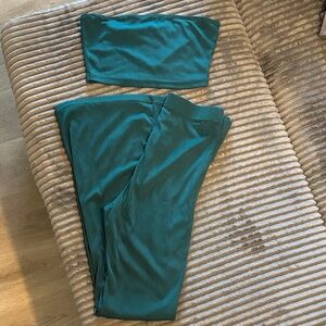 Teal Women's Pants & Jumpsuit Set